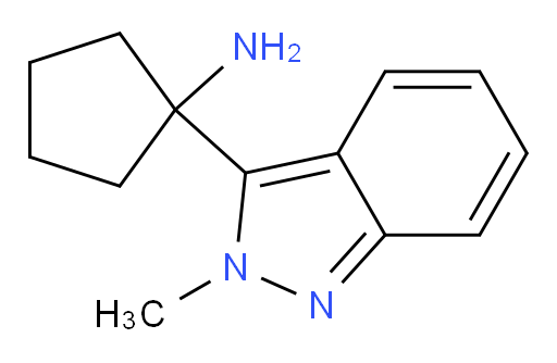 1-(2-methyl-2H-indazol-3-yl)cyclopentan-1-amine