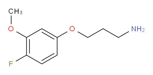 3-(4-fluoro-3-methoxyphenoxy)propan-1-amine