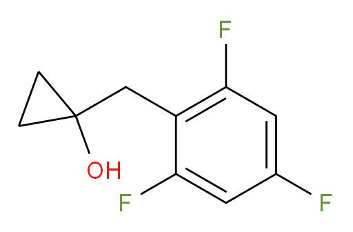 1-[(2,4,6-trifluorophenyl)methyl]cyclopropan-1-ol