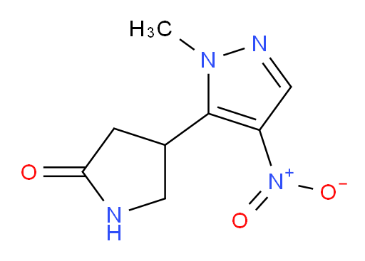 4-(1-methyl-4-nitro-1H-pyrazol-5-yl)pyrrolidin-2-one