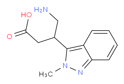 4-amino-3-(2-methyl-2H-indazol-3-yl)butanoic acid