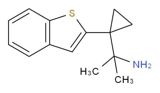 2-[1-(1-benzothiophen-2-yl)cyclopropyl]propan-2-amine