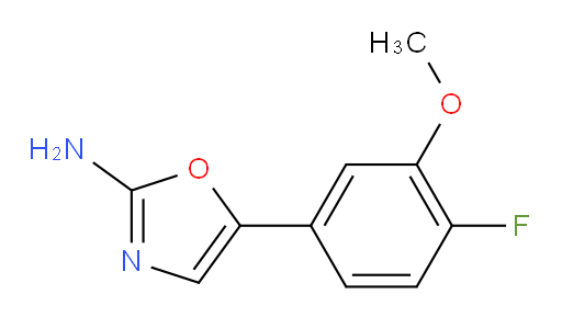 5-(4-fluoro-3-methoxyphenyl)-1,3-oxazol-2-amine