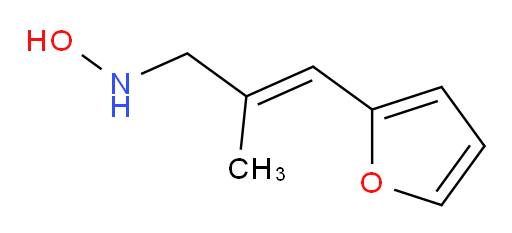 N-[3-(furan-2-yl)-2-methylprop-2-en-1-yl]hydroxylamine