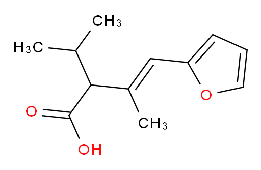 4-(furan-2-yl)-3-methyl-2-(propan-2-yl)but-3-enoic acid