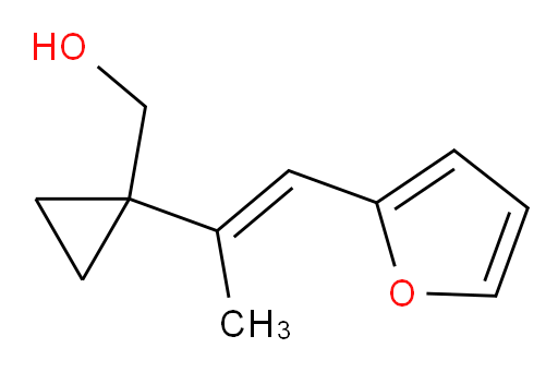 {1-[1-(furan-2-yl)prop-1-en-2-yl]cyclopropyl}methanol