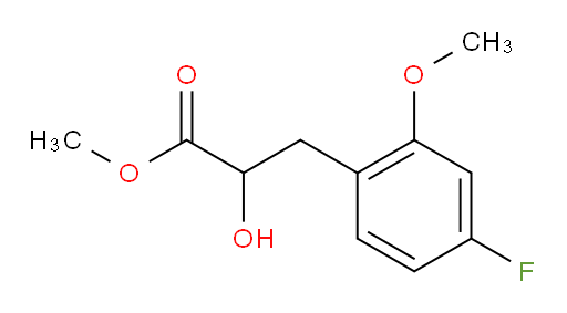 methyl 3-(4-fluoro-2-methoxyphenyl)-2-hydroxypropanoate