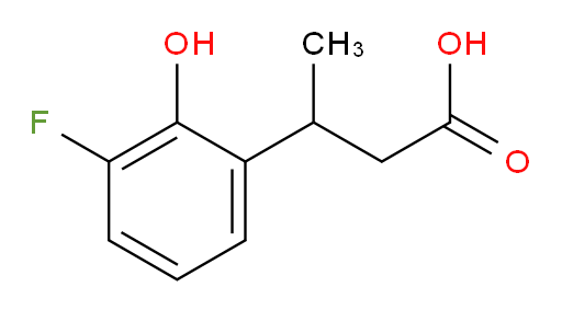 3-(3-fluoro-2-hydroxyphenyl)butanoic acid
