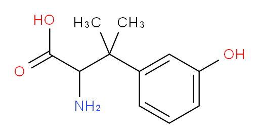 2-amino-3-(3-hydroxyphenyl)-3-methylbutanoic acid