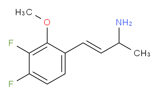 4-(3,4-difluoro-2-methoxyphenyl)but-3-en-2-amine
