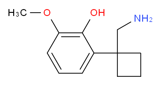 2-[1-(aminomethyl)cyclobutyl]-6-methoxyphenol