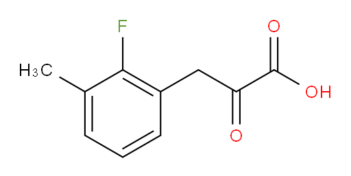 3-(2-fluoro-3-methylphenyl)-2-oxopropanoic acid