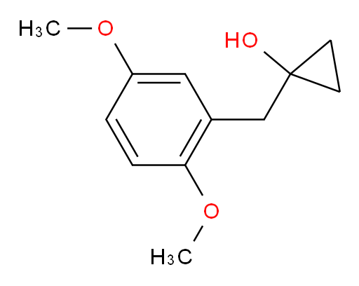1-[(2,5-dimethoxyphenyl)methyl]cyclopropan-1-ol