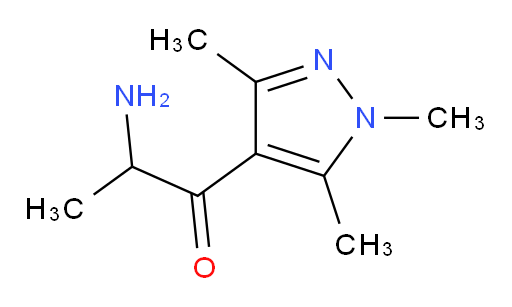 2-amino-1-(trimethyl-1H-pyrazol-4-yl)propan-1-one