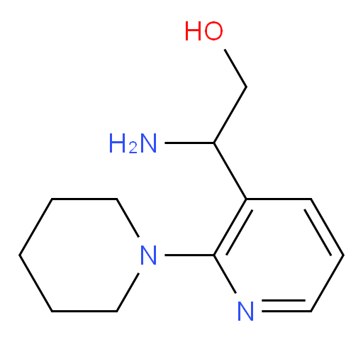 2-amino-2-[2-(piperidin-1-yl)pyridin-3-yl]ethan-1-ol