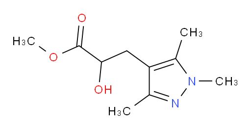 methyl 2-hydroxy-3-(trimethyl-1H-pyrazol-4-yl)propanoate