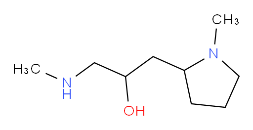 1-(methylamino)-3-(1-methylpyrrolidin-2-yl)propan-2-ol