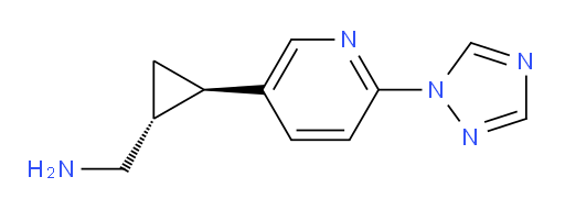rac-[(1R,2R)-2-[6-(1H-1,2,4-triazol-1-yl)pyridin-3-yl]cyclopropyl]methanamine