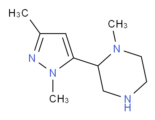 2-(1,3-dimethyl-1H-pyrazol-5-yl)-1-methylpiperazine
