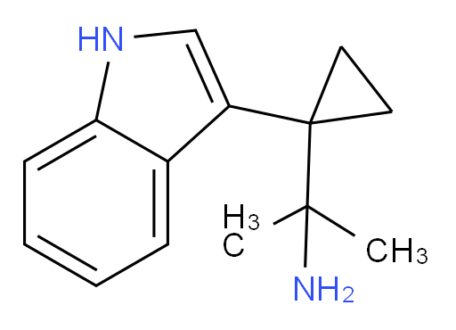 2-[1-(1H-indol-3-yl)cyclopropyl]propan-2-amine