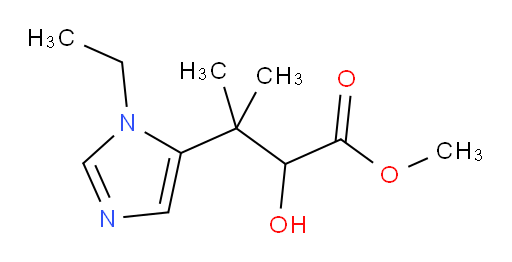 methyl 3-(1-ethyl-1H-imidazol-5-yl)-2-hydroxy-3-methylbutanoate