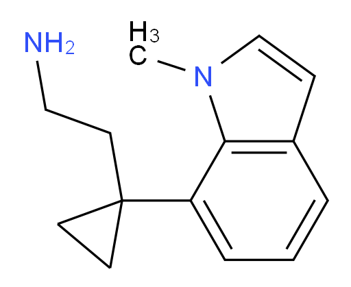 2-[1-(1-methyl-1H-indol-7-yl)cyclopropyl]ethan-1-amine