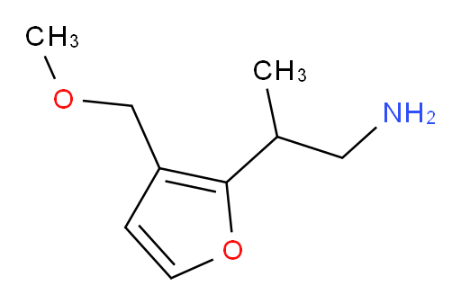 2-[3-(methoxymethyl)furan-2-yl]propan-1-amine