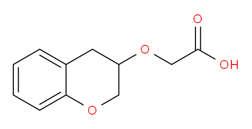 2-(3,4-dihydro-2H-1-benzopyran-3-yloxy)acetic acid