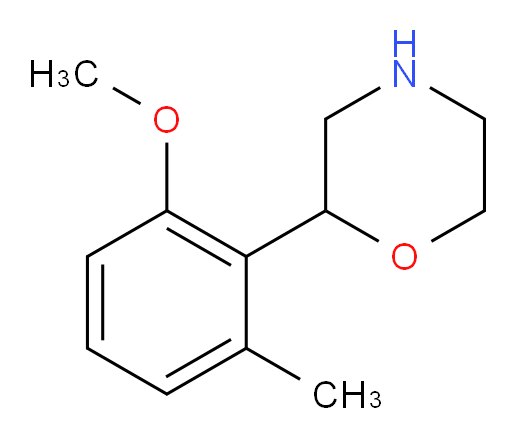 2-(2-methoxy-6-methylphenyl)morpholine