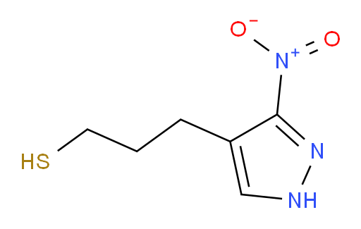 3-(3-nitro-1H-pyrazol-4-yl)propane-1-thiol