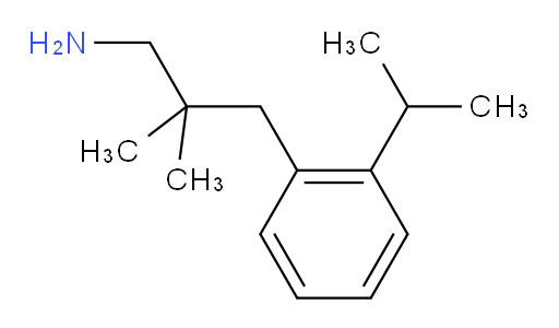 2,2-dimethyl-3-[2-(propan-2-yl)phenyl]propan-1-amine