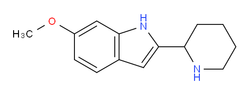 6-methoxy-2-(piperidin-2-yl)-1H-indole