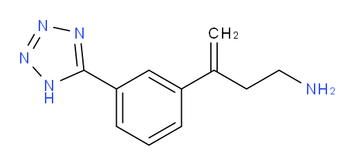 3-[3-(1H-1,2,3,4-tetrazol-5-yl)phenyl]but-3-en-1-amine