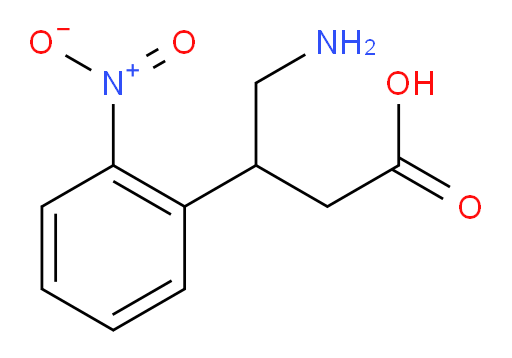4-amino-3-(2-nitrophenyl)butanoic acid
