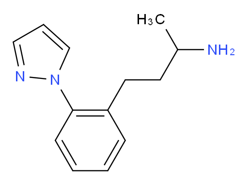 4-[2-(1H-pyrazol-1-yl)phenyl]butan-2-amine
