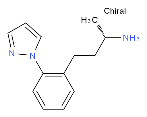 (2S)-4-[2-(1H-pyrazol-1-yl)phenyl]butan-2-amine