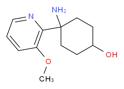 4-amino-4-(3-methoxypyridin-2-yl)cyclohexan-1-ol
