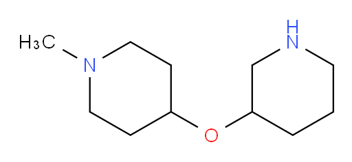1-methyl-4-(piperidin-3-yloxy)piperidine