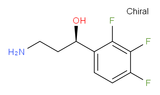(1R)-3-amino-1-(2,3,4-trifluorophenyl)propan-1-ol