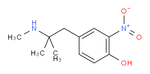 4-[2-methyl-2-(methylamino)propyl]-2-nitrophenol