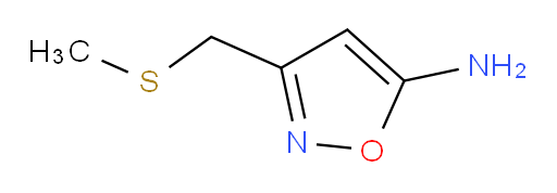 3-[(methylsulfanyl)methyl]-1,2-oxazol-5-amine