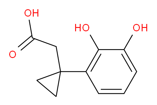 2-[1-(2,3-dihydroxyphenyl)cyclopropyl]acetic acid