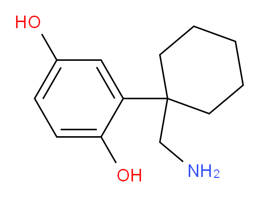 2-[1-(aminomethyl)cyclohexyl]benzene-1,4-diol