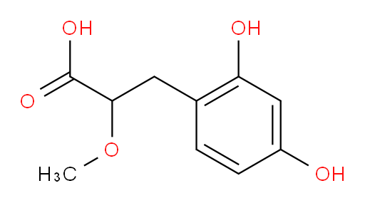 3-(2,4-dihydroxyphenyl)-2-methoxypropanoic acid