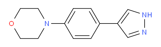 4-[4-(1H-pyrazol-4-yl)phenyl]morpholine