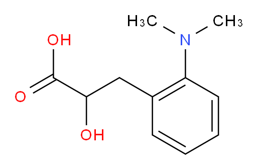 3-[2-(dimethylamino)phenyl]-2-hydroxypropanoic acid