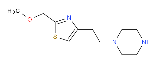 1-{2-[2-(methoxymethyl)-1,3-thiazol-4-yl]ethyl}piperazine