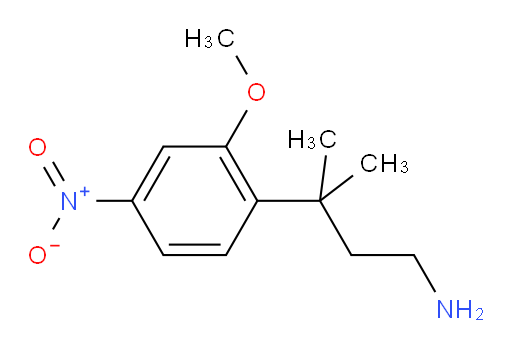 3-(2-methoxy-4-nitrophenyl)-3-methylbutan-1-amine