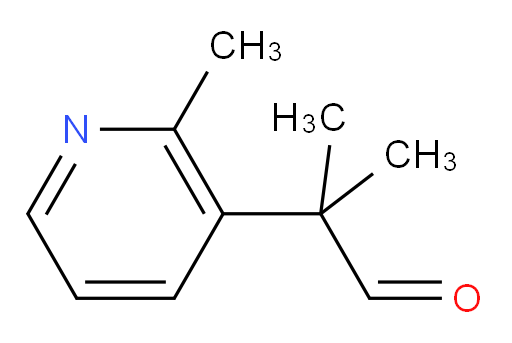 2-methyl-2-(2-methylpyridin-3-yl)propanal