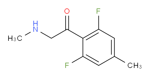 1-(2,6-difluoro-4-methylphenyl)-2-(methylamino)ethan-1-one